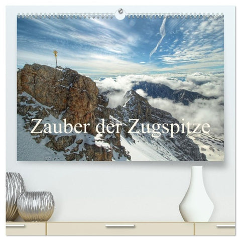 Zauber der Zugspitze (hochwertiger Premium Wandkalender 2027 DIN A2 quer), Kunstdruck in Hochglanz