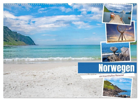Norwegen - ein traumhaftes Reiseziel (Wandkalender 2027 DIN A2 quer), CALVENDO Monatskalender
