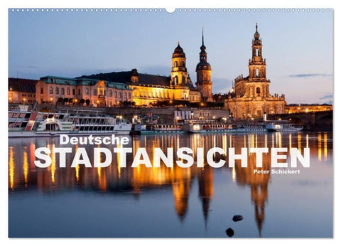 Deutsche Stadtansichten (Wandkalender 2027 DIN A2 quer), CALVENDO Monatskalender