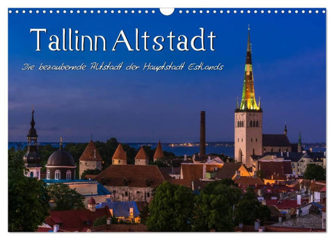 Tallinn Altstadt (Wandkalender 2026 DIN A3 quer), CALVENDO Monatskalender