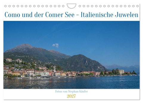 Como und der Comer See (Wandkalender 2027 DIN A4 quer), CALVENDO Monatskalender