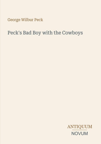 Peck's Bad Boy with the Cowboys