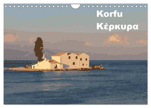 Korfu - Kerkira (Wandkalender 2027 DIN A4 quer), CALVENDO Monatskalender