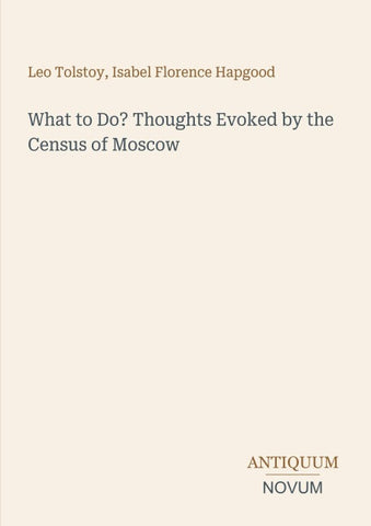 What to Do? Thoughts Evoked by the Census of Moscow
