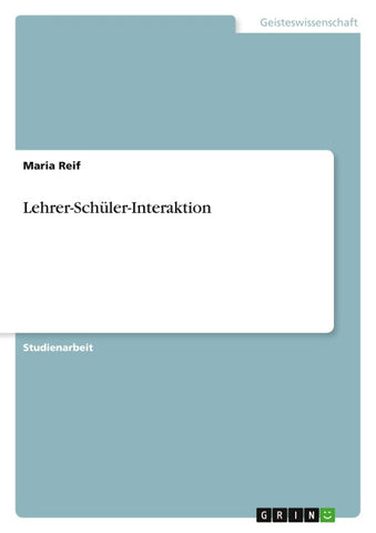 Lehrer-Schüler-Interaktion