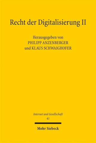 Recht der Digitalisierung II