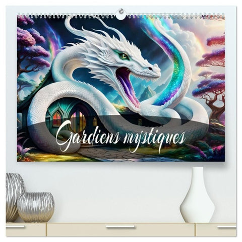Gardiens mystiques (Calendrier mural haut de gamme 2027 DIN A2 vertical), CALVENDO calendrier mensuel