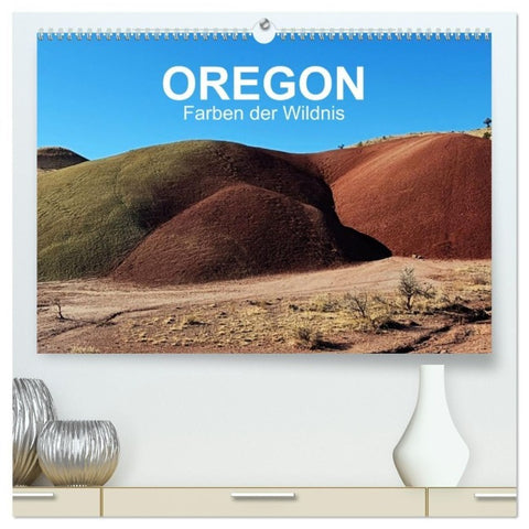 Oregon - Farben der Wildnis (hochwertiger Premium Wandkalender 2027 DIN A2 quer), Kunstdruck in Hochglanz