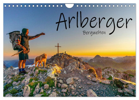 Arlberger Bergwelten (Wandkalender 2026 DIN A4 quer), CALVENDO Monatskalender