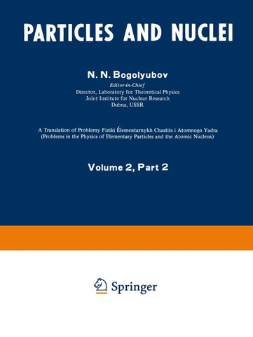 Particles and Nuclei