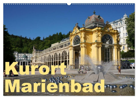 Kurort Marienbad (Wandkalender 2027 DIN A2 quer), CALVENDO Monatskalender
