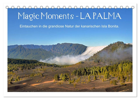 Magic Moments - LA PALMA (Tischkalender 2026 DIN A5 quer), CALVENDO Monatskalender