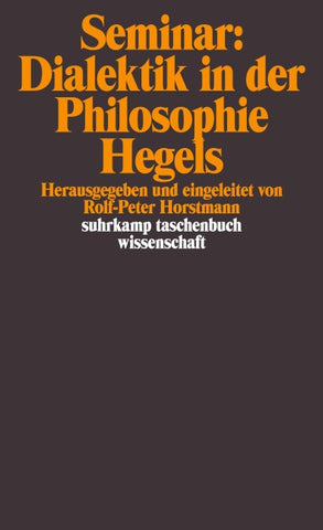 Seminar: Dialektik in der Philosophie Hegels