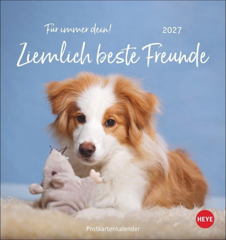 Ziemlich beste Freunde Postkartenkalender 2027 - Für immer dein