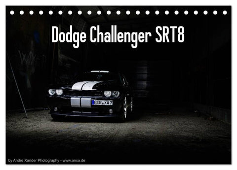 Dodge Challenger SRT8 (Tischkalender 2026 DIN A5 quer), CALVENDO Monatskalender