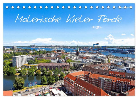 Malerische Kieler Förde (Tischkalender 2026 DIN A5 quer), CALVENDO Monatskalender
