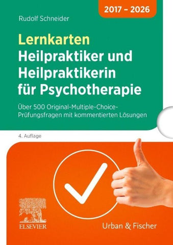 Lernkarten Heilpraktiker und Heilpraktikerin für Psychotherapie 2017 bis 2026