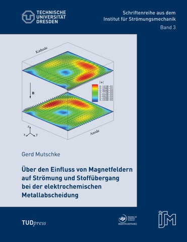 Über den Einfluss von Magnetfeldern auf Strömung und Stoffübergang bei der elektrochemischen Metallabscheidung