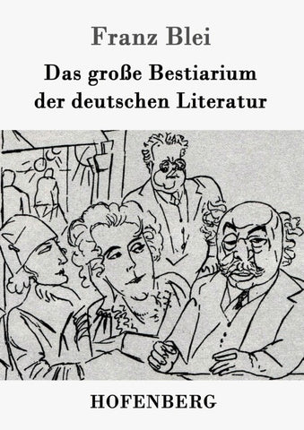 Das große Bestiarium der deutschen Literatur