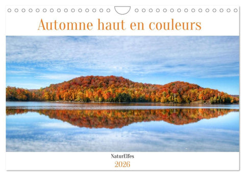 Automne haut en couleurs (Calendrier mural 2026 DIN A4 vertical), CALVENDO calendrier mensuel
