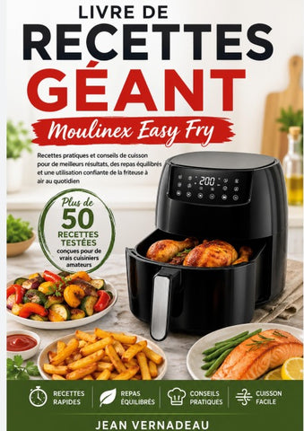 Livre de recettes géant Moulinex Easy Fry