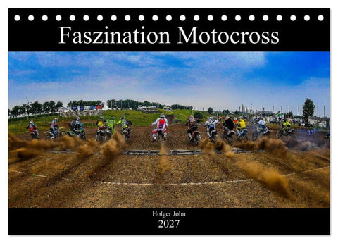 Blickpunkte Motocross (Tischkalender 2027 DIN A5 quer), CALVENDO Monatskalender