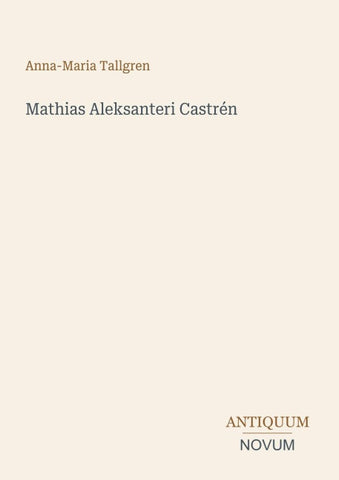 Mathias Aleksanteri Castrén