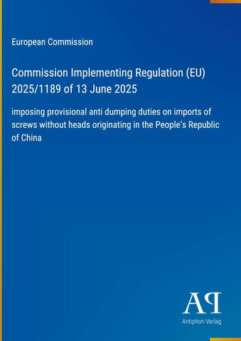 Commission Implementing Regulation (EU) 2025/1189 of 13 June 2025