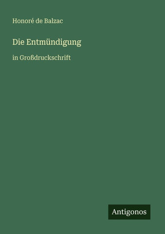 Die Entmündigung