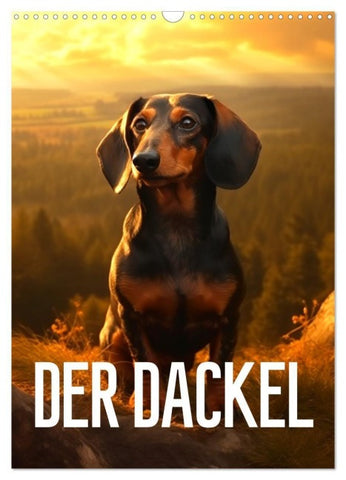 Der Dackel (Wandkalender 2027 DIN A3 hoch), CALVENDO Monatskalender
