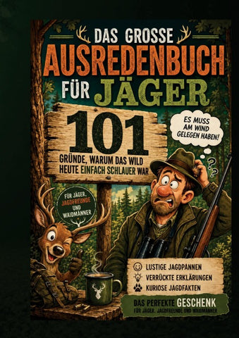 Das große Ausredenbuch für Jäger : 101 Gründe, warum das Wild heute einfach schlauer war