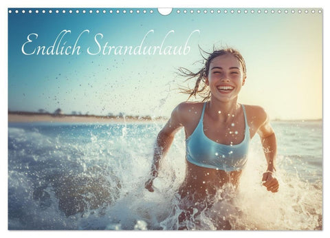 Endlich Strandurlaub (Wandkalender 2027 DIN A3 quer), CALVENDO Monatskalender