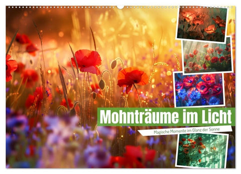 Mohnträume im Licht (Wandkalender 2027 DIN A2 quer), CALVENDO Monatskalender