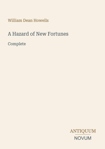 A Hazard of New Fortunes