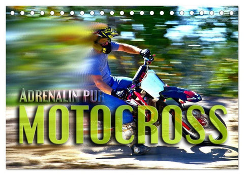 Motocross - Adrenalin pur (Tischkalender 2027 DIN A5 quer), CALVENDO Monatskalender