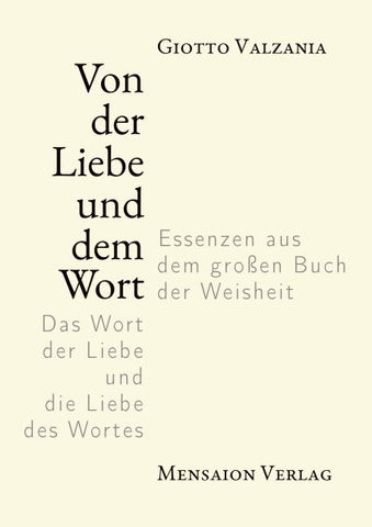 Von der Liebe und dem Wort