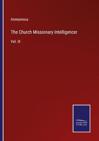 The Church Missionary Intelligencer