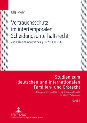 Vertrauensschutz im intertemporalen Scheidungsunterhaltsrecht
