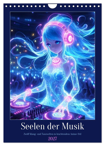 Seelen der Musik (Wandkalender 2027 DIN A4 hoch), CALVENDO Monatskalender