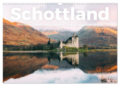 Schottland - Wunderschöne Landschaften und einzigartige Natur. (Wandkalender 2026 DIN A3 quer), CALVENDO Monatskalender