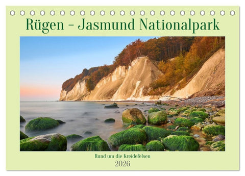 Rügen - Jasmund Nationalpark (Tischkalender 2026 DIN A5 quer), CALVENDO Monatskalender