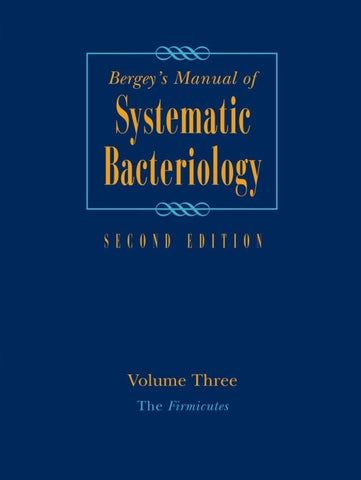 Bergey's Manual of Systematic Bacteriology