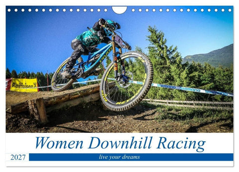 Women Downhill Racing (Wandkalender 2027 DIN A4 quer), CALVENDO Monatskalender