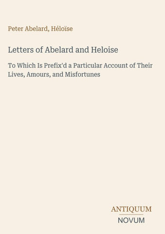 Letters of Abelard and Heloise