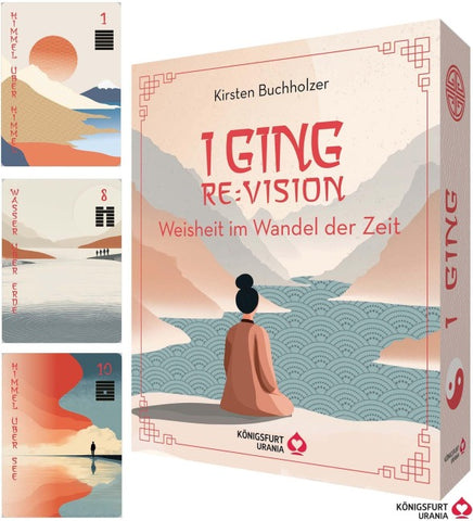 I Ging RE:VISION - Weisheit im Wandel der Zeit - 64 farbige Karten, 192 S. farbiges Booklet