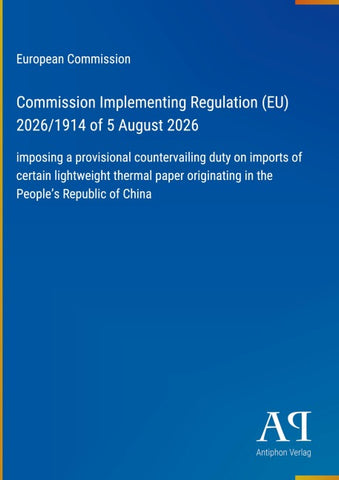 Commission Implementing Regulation (EU) 2026/1914 of 5 August 2026