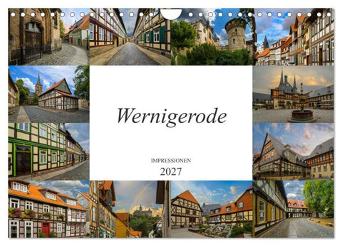 Wernigerode Impressionen (Wandkalender 2027 DIN A4 quer), CALVENDO Monatskalender