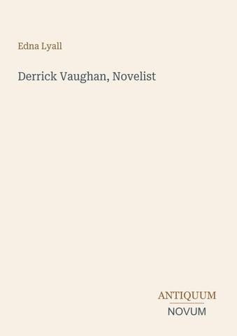 Derrick Vaughan, Novelist