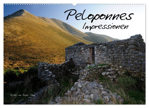 Peloponnes Impressionen / 2026 (Wandkalender 2026 DIN A2 quer), CALVENDO Monatskalender