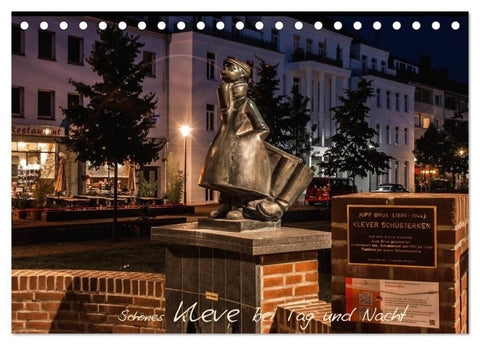 Schönes Kleve bei Tag und Nacht (Tischkalender 2027 DIN A5 quer), CALVENDO Monatskalender